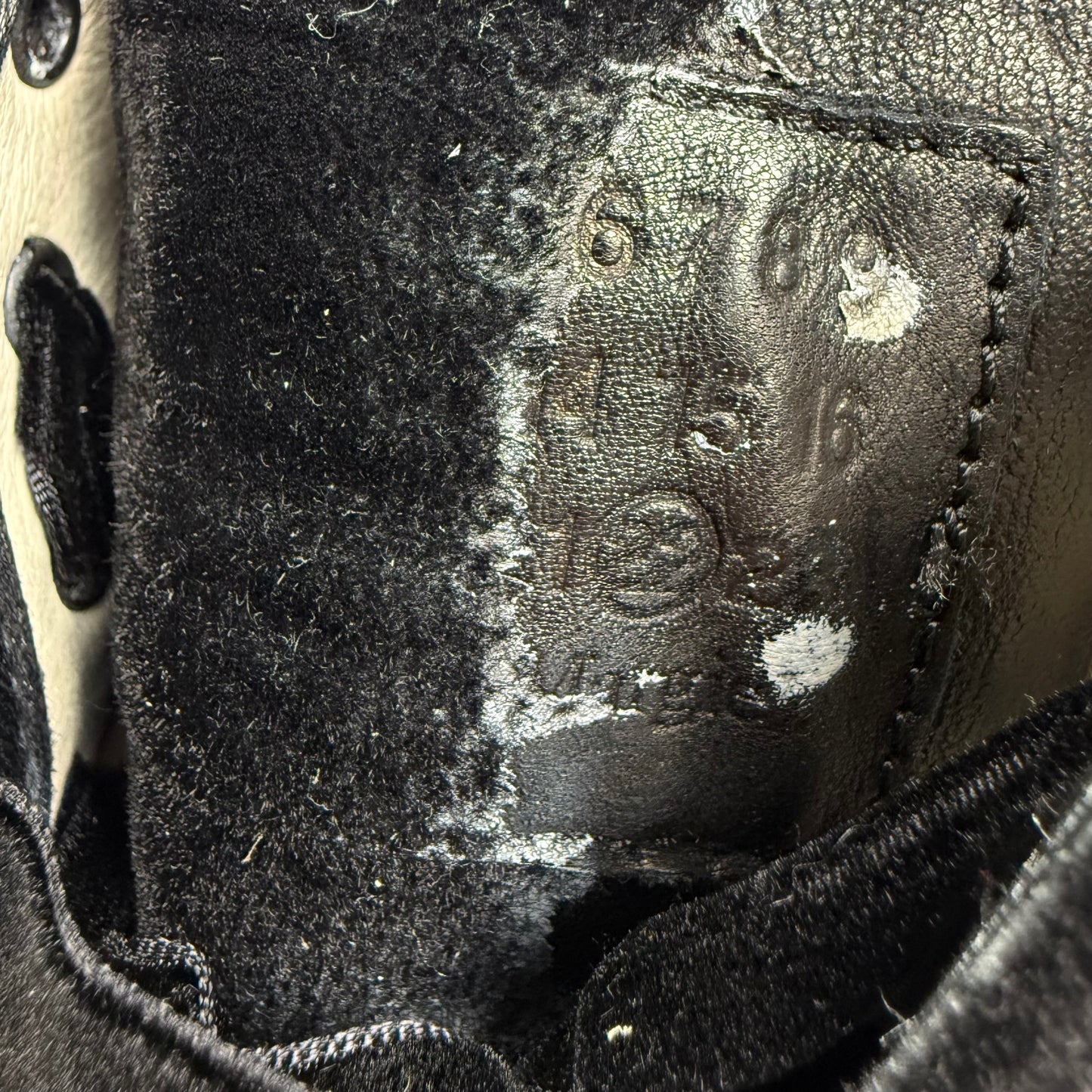 Maison Margiela All Over Black Velvet High Shoes