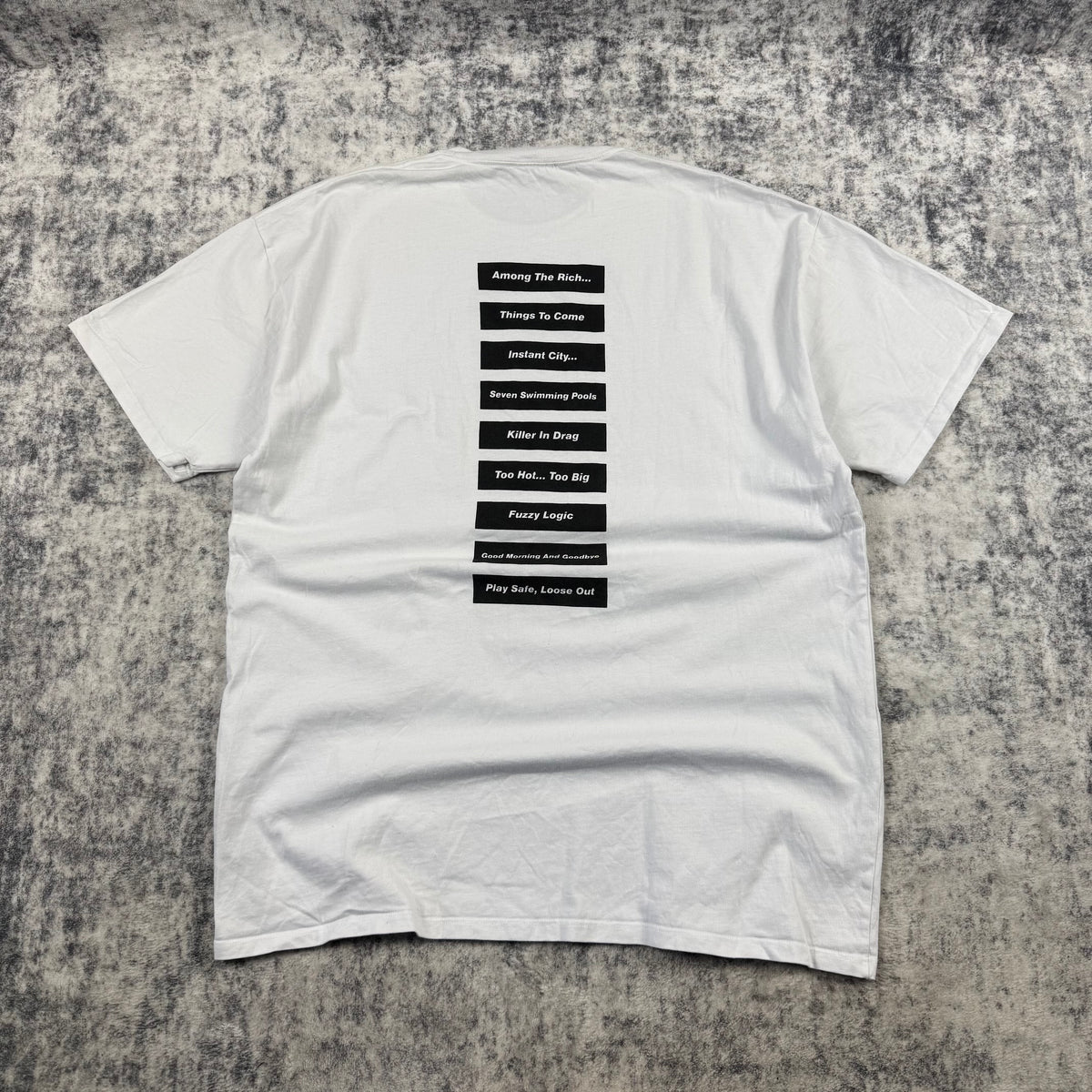 Raf Simons SS18 Double-Sided Text Graphic T-Shirt