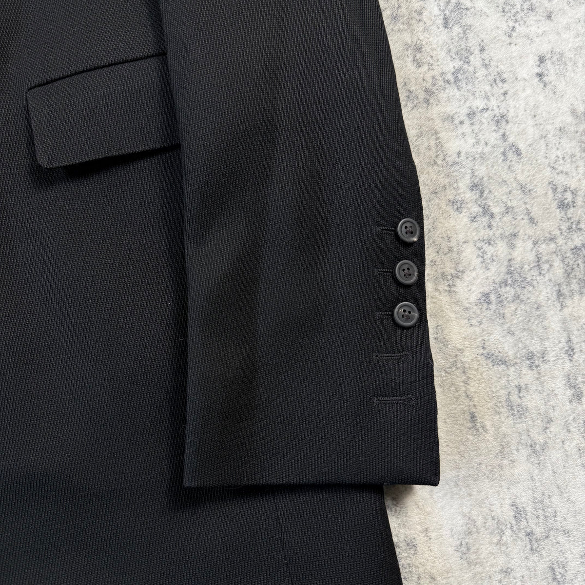 Rick Owens FW/24 Porterville Black Wool Drill Tatlin Blazer
