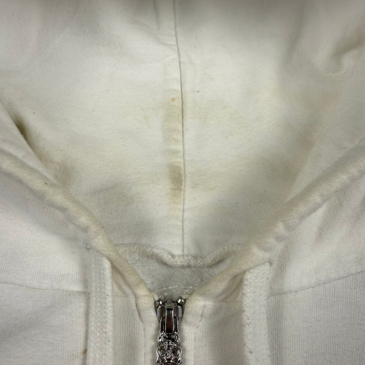 Chrome Hearts Horseshoe Floral ‘White’ Zip Up Hoodie