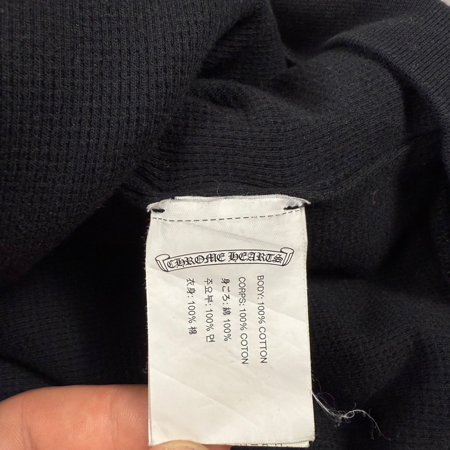 Chrome Hearts Thermal Dagger Zip Hoodie ‘Black’