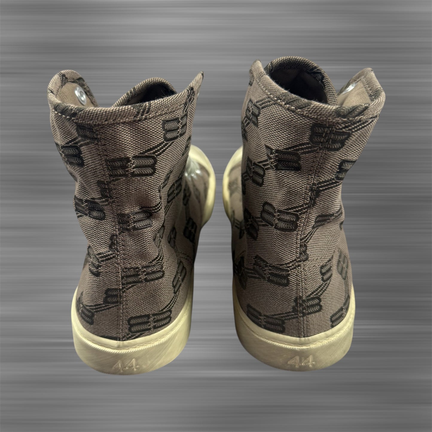 Balenciaga Paris Monogram High Top Shoes