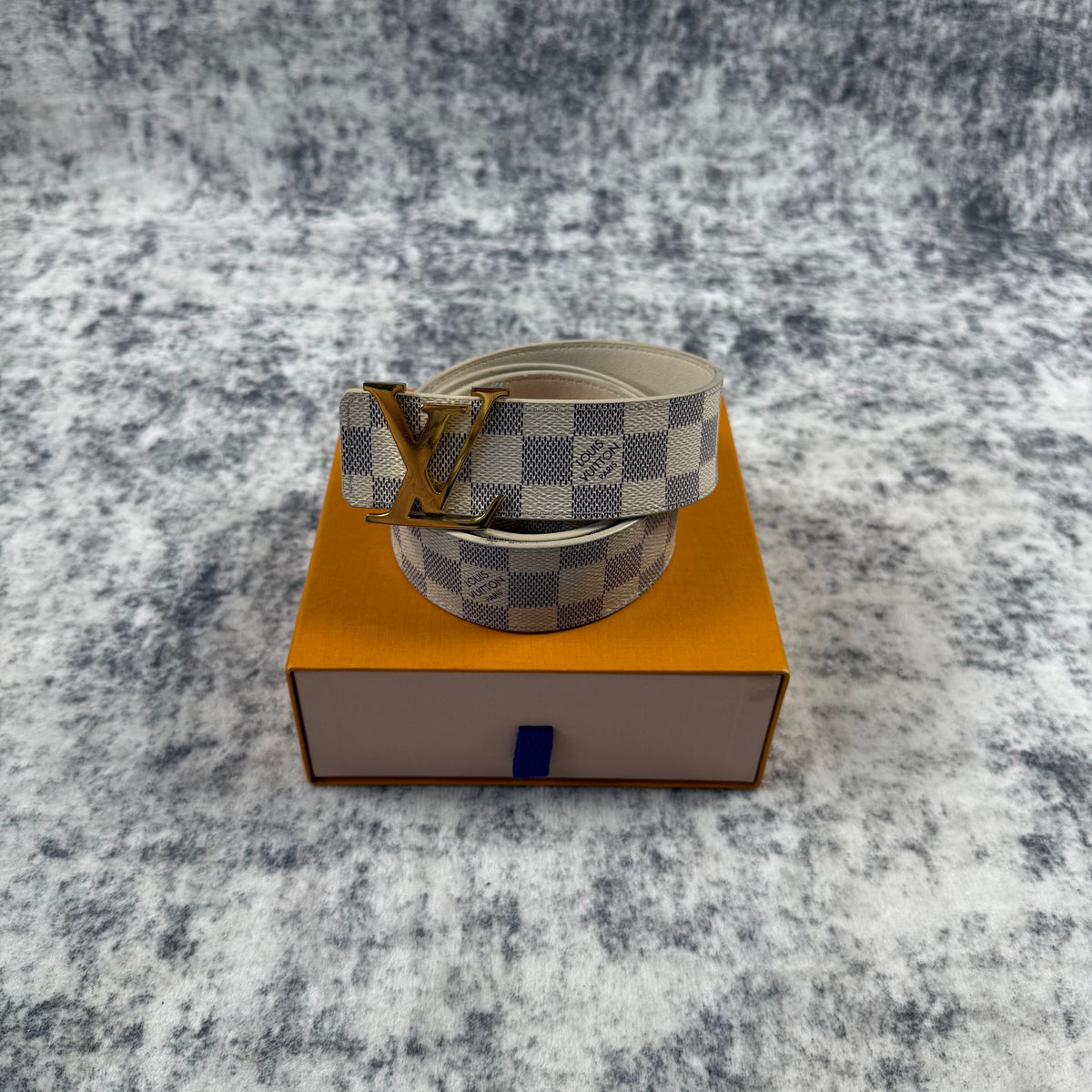Louis Vuitton Initiales Damier Azur ‘Blue/White’ Belt