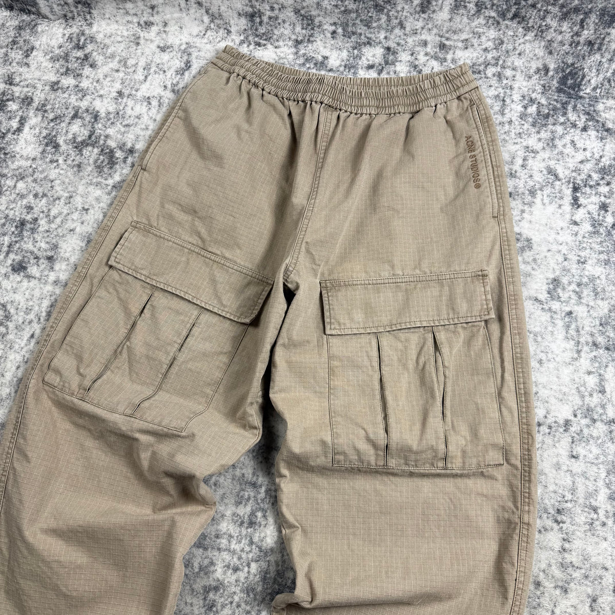 Acne Studios Ripstop Cargo Trousers Neutrals Pants