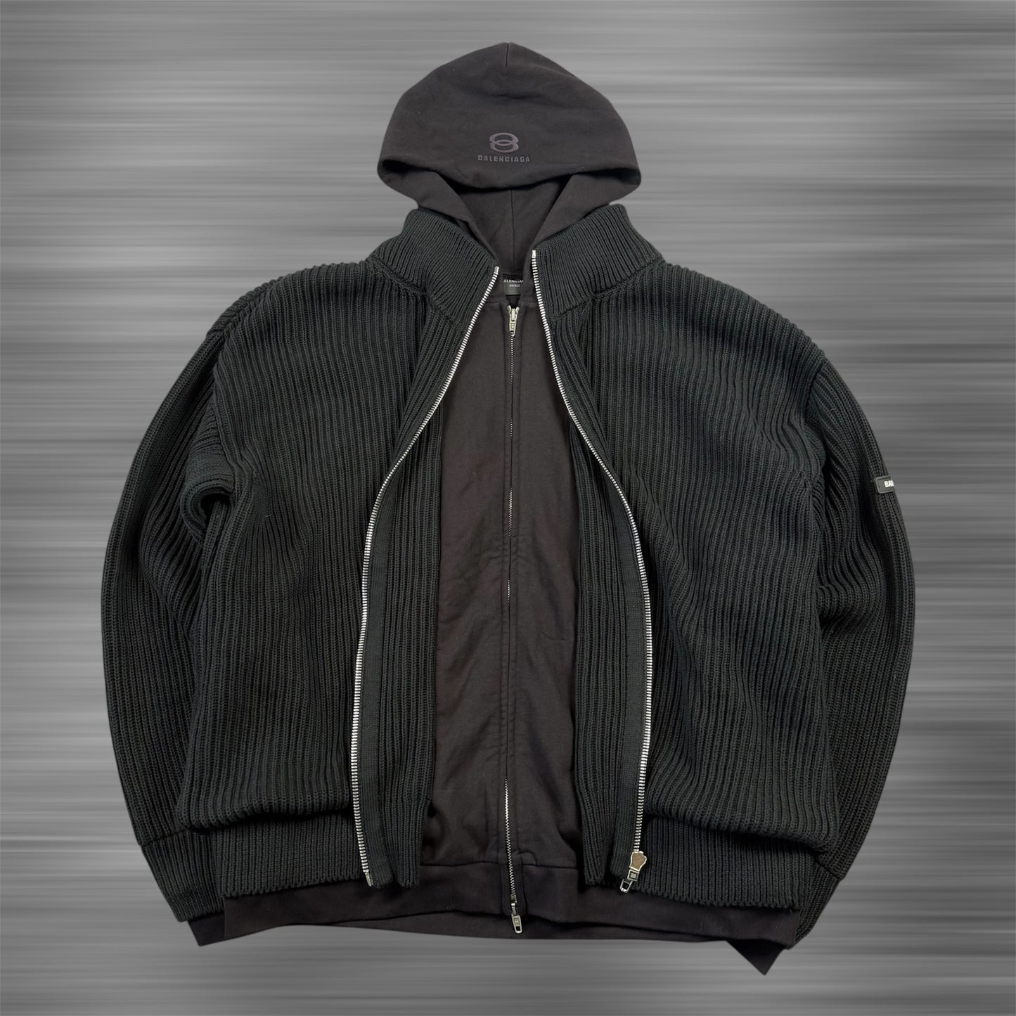 BALENCIAGA ‘Black’ Hoodie Unity Sports Icon