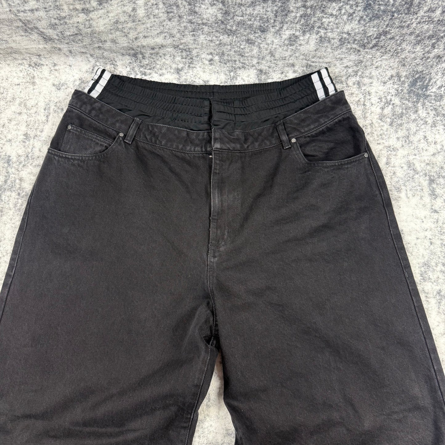 Adidas & KSENIASCHNAIDER Baggy Denim ‘Black’ Jeans