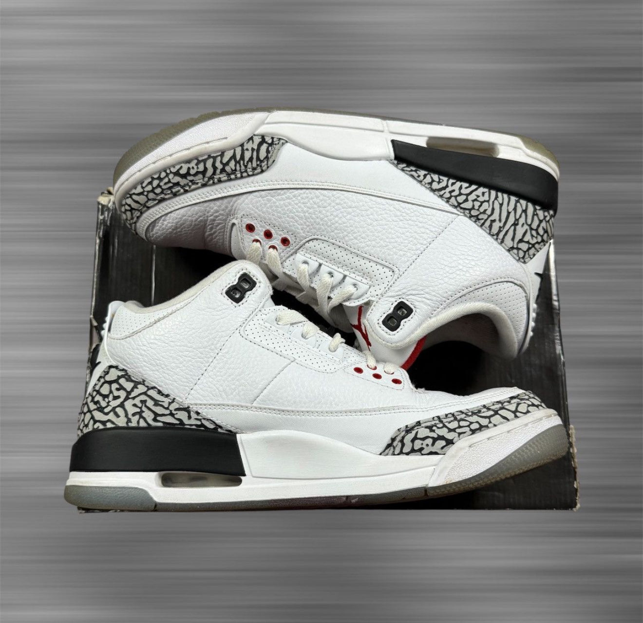 Jordan 3 White Cement Shoes