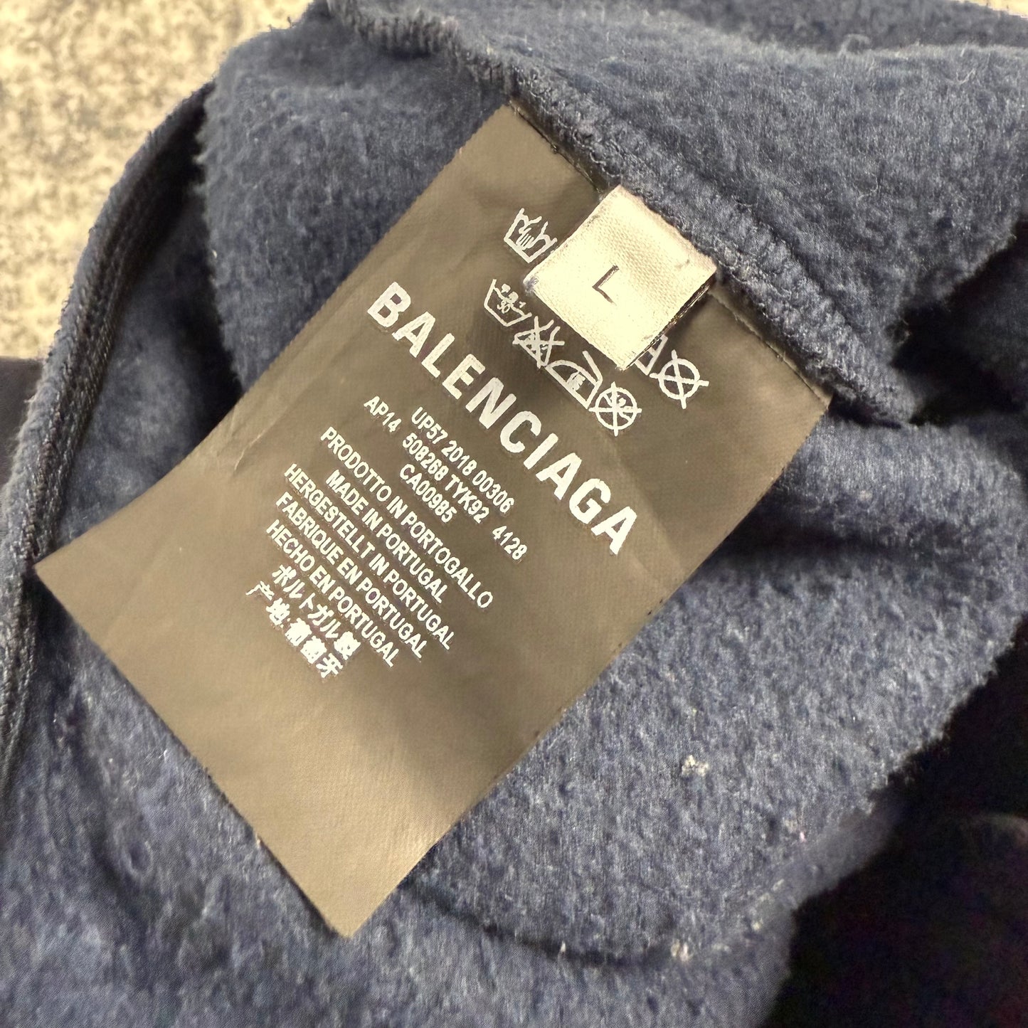 Balenciaga Campaign Logo ‘Navy’ Sweatpants