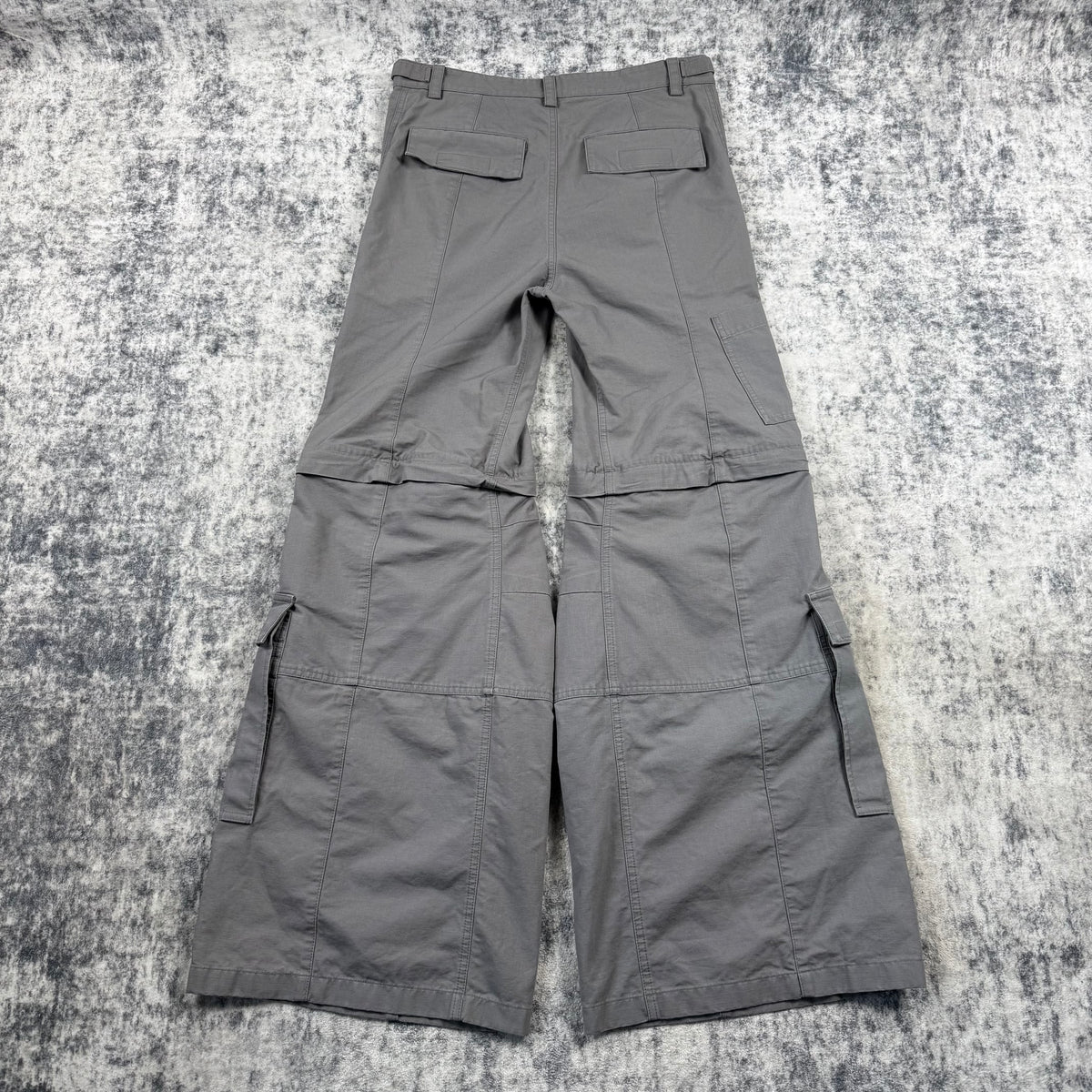 Balenciaga FW23 Convertible Flared Cargo Pants