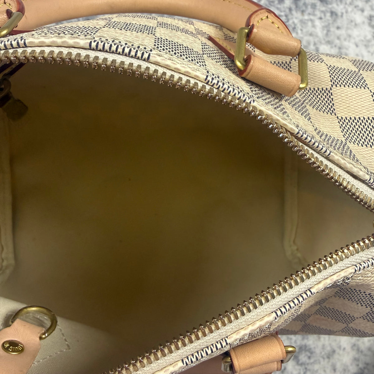 Louis Vuitton Damier Azur Speedy 25 Handbag