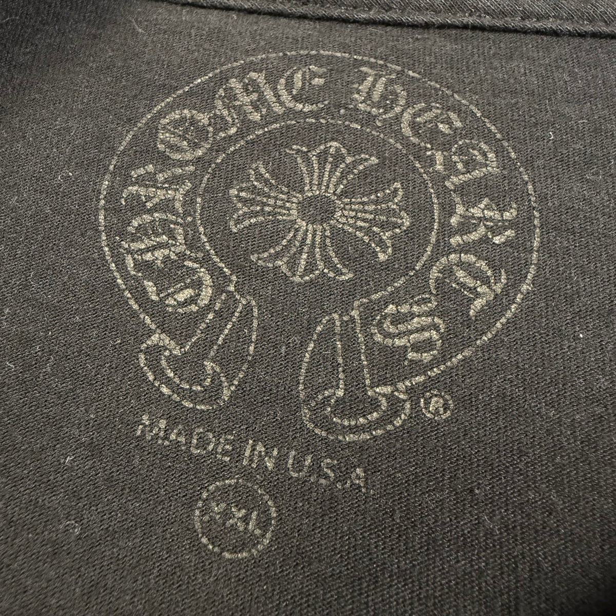 Chrome Hearts Floral Cross Horseshoe Pocket ‘Black’ Long Sleeve