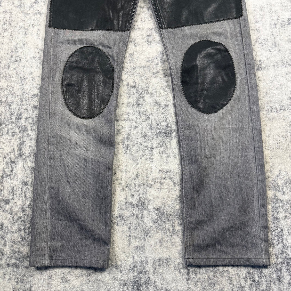 Maison Margiela AW/10 Runway Leather Patchwork Jeans