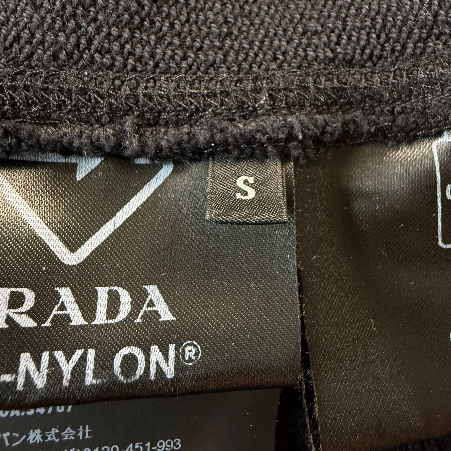 Prada Re-Nylon Neck Logo ‘Black’ Hoodie