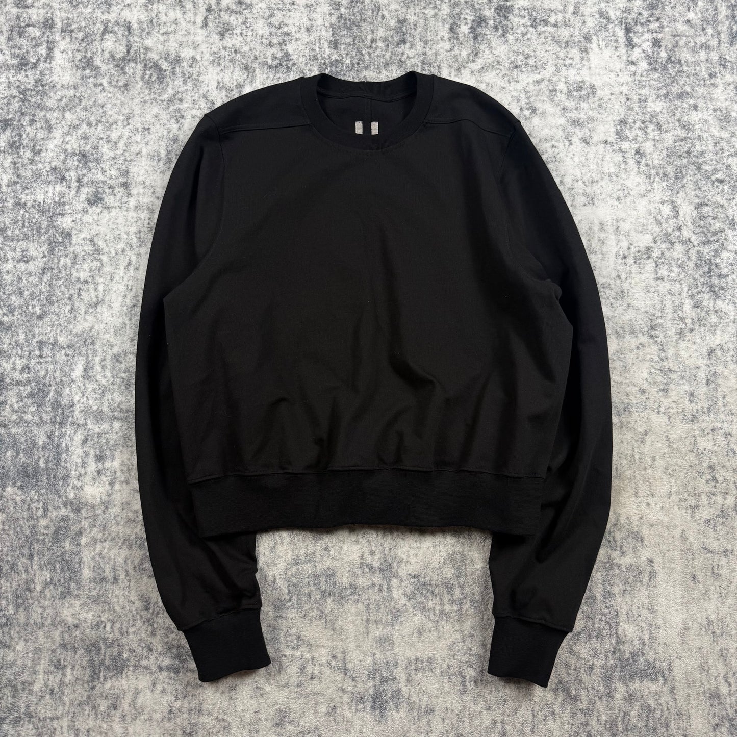 Rick Owens SS24 Lido Cropped ‘Black’ Crewneck