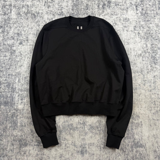 Rick Owens SS24 Lido Cropped ‘Black’ Crewneck