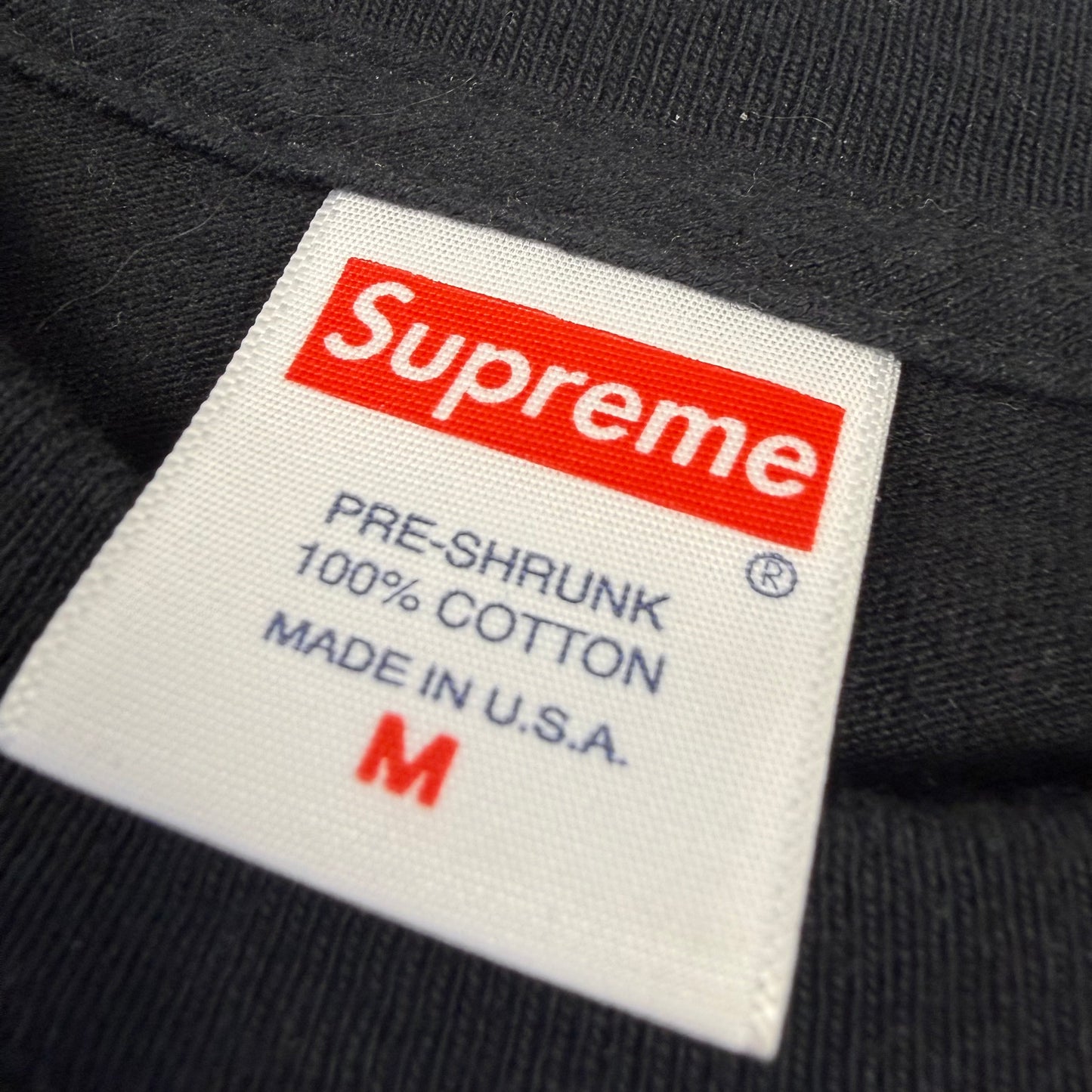 Supreme FW21 Spaghetti ‘Black’ T-Shirt