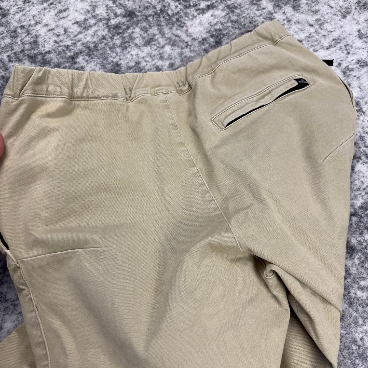 Stone Island Classic Wide Leg ‘Beige’ Pants