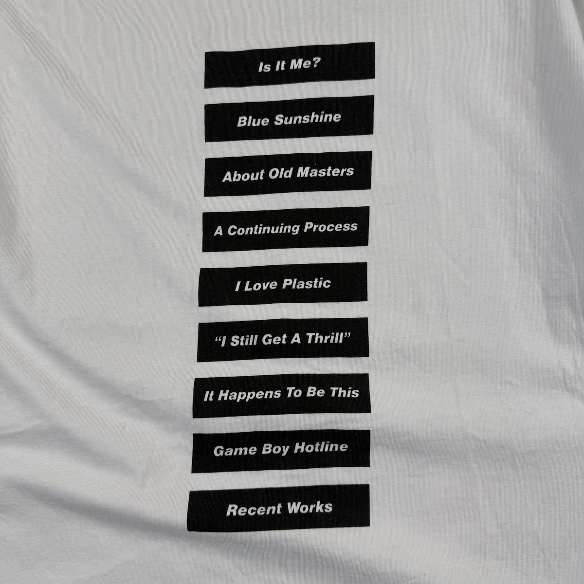 Raf Simons SS18 Double-Sided Text Graphic T-Shirt