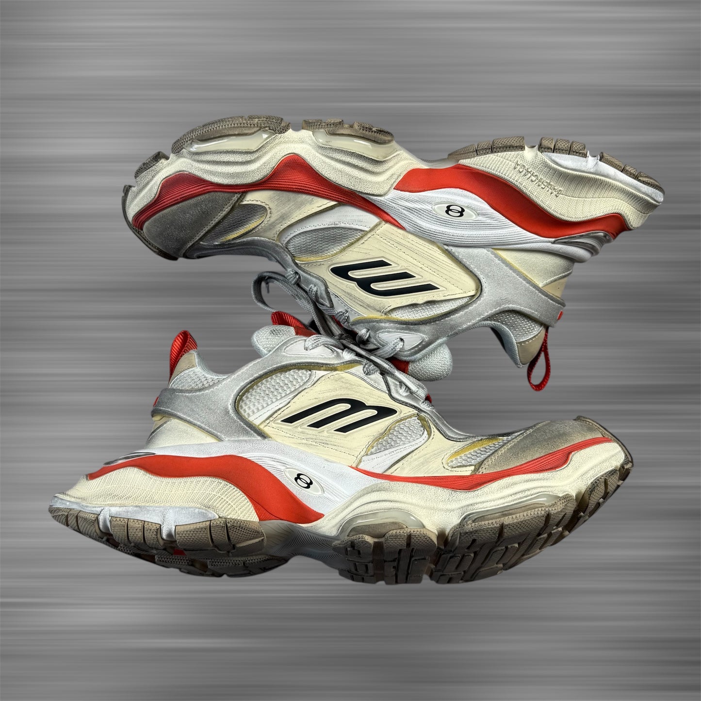 Balenciaga Cargo Distressed ‘Red/White’ Shoes