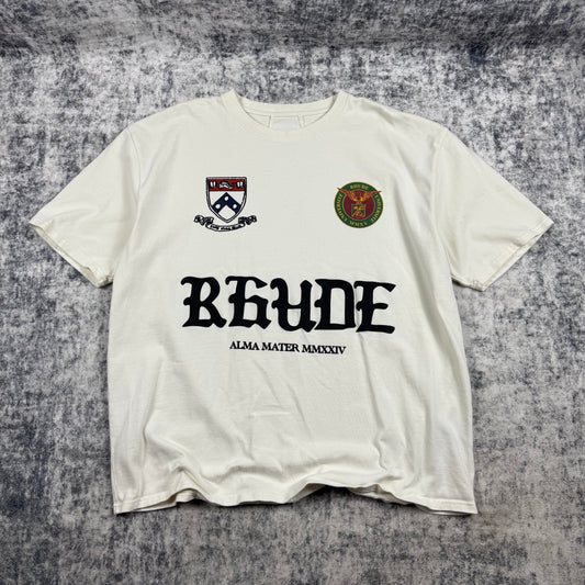 Rhude White 'Rhude' Script T-Shirt