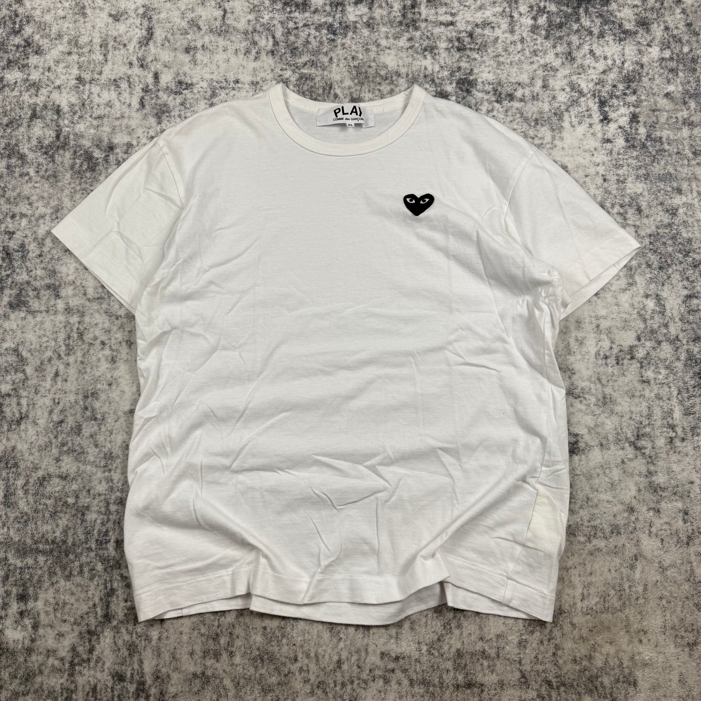 Comme Des Garçons Heart ‘White’ T-Shirt