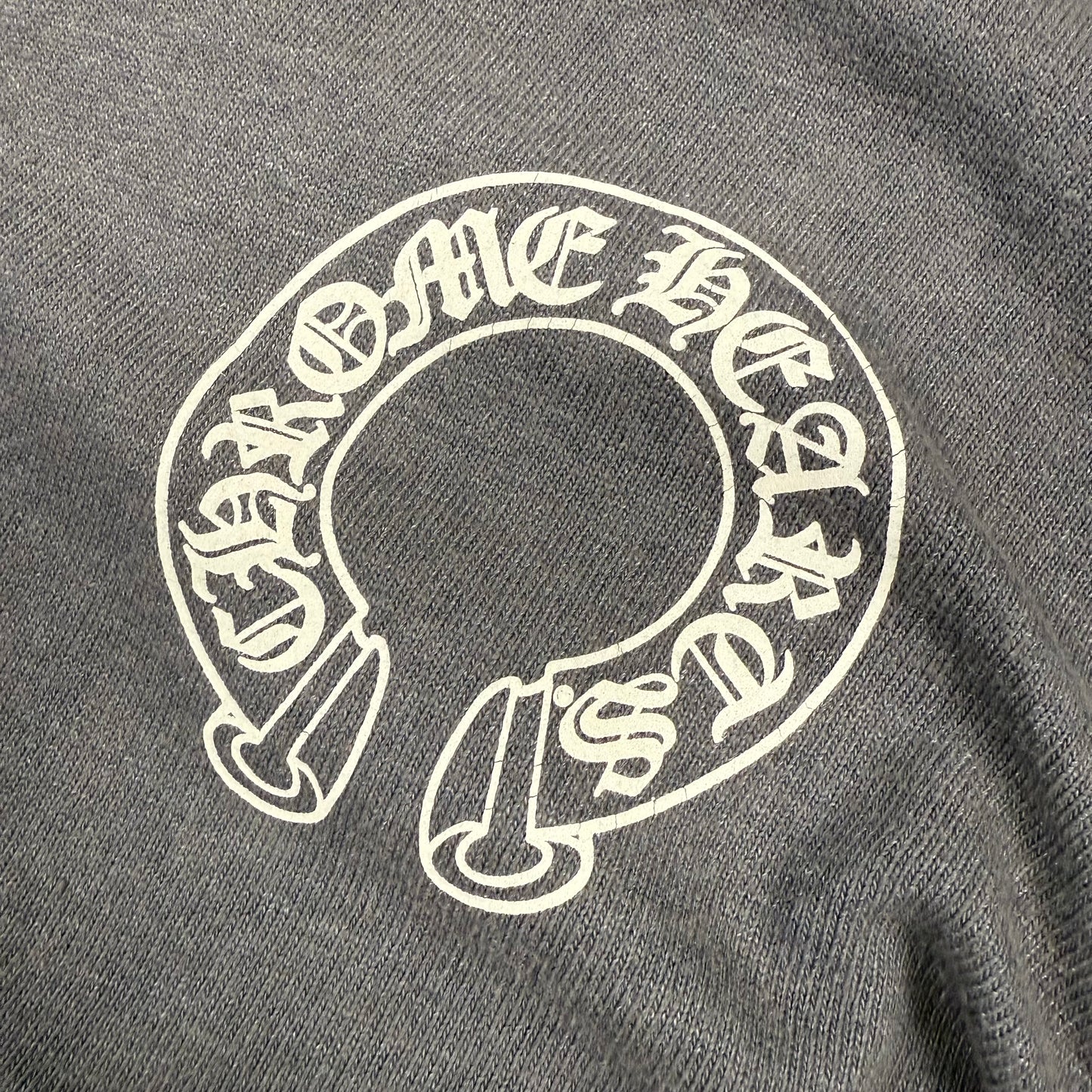 Chrome Hearts Vintage Horseshoe ‘Grey’ Zip Hoodie