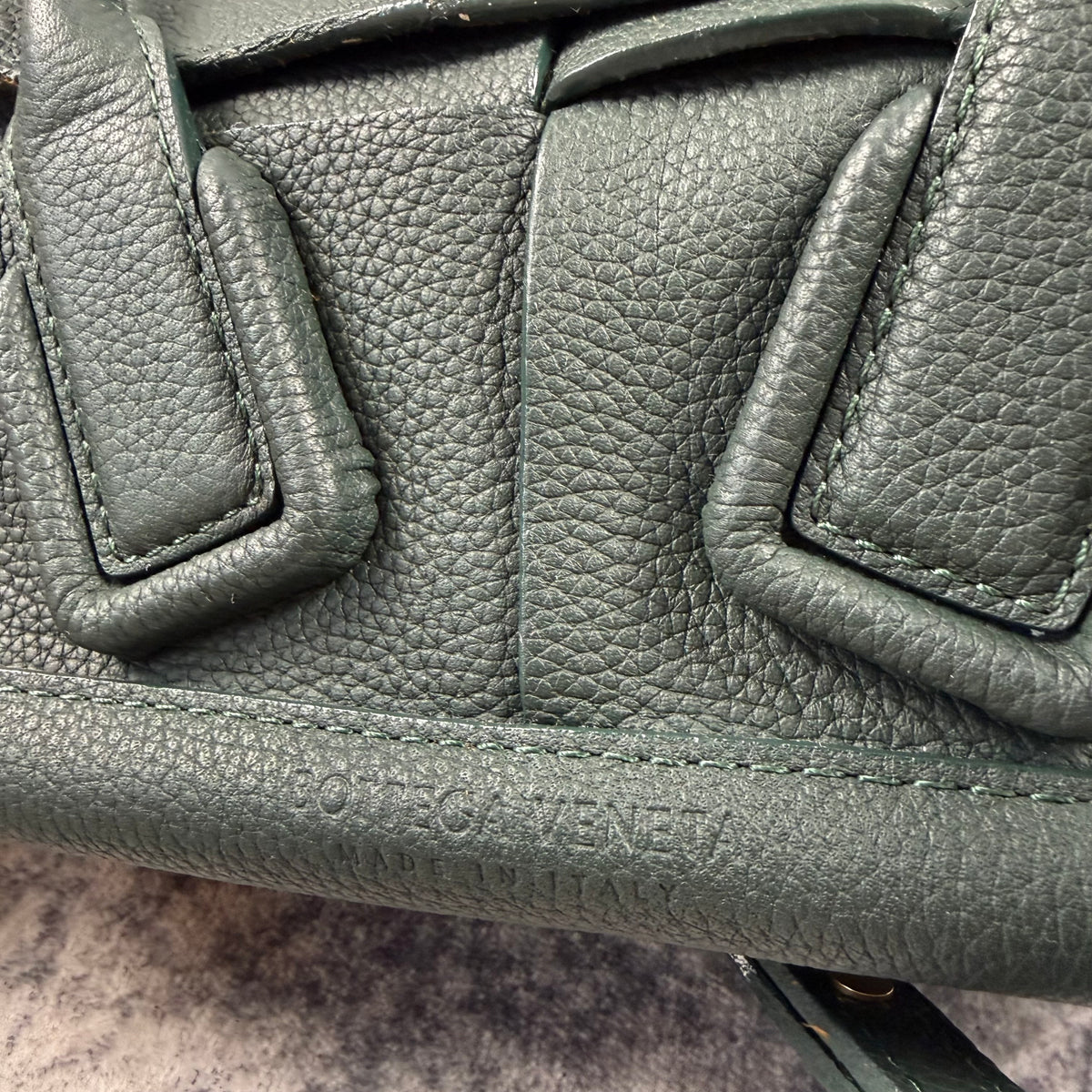 Bottega Veneta Mini Arco Intrecciato Leather Tote Bag