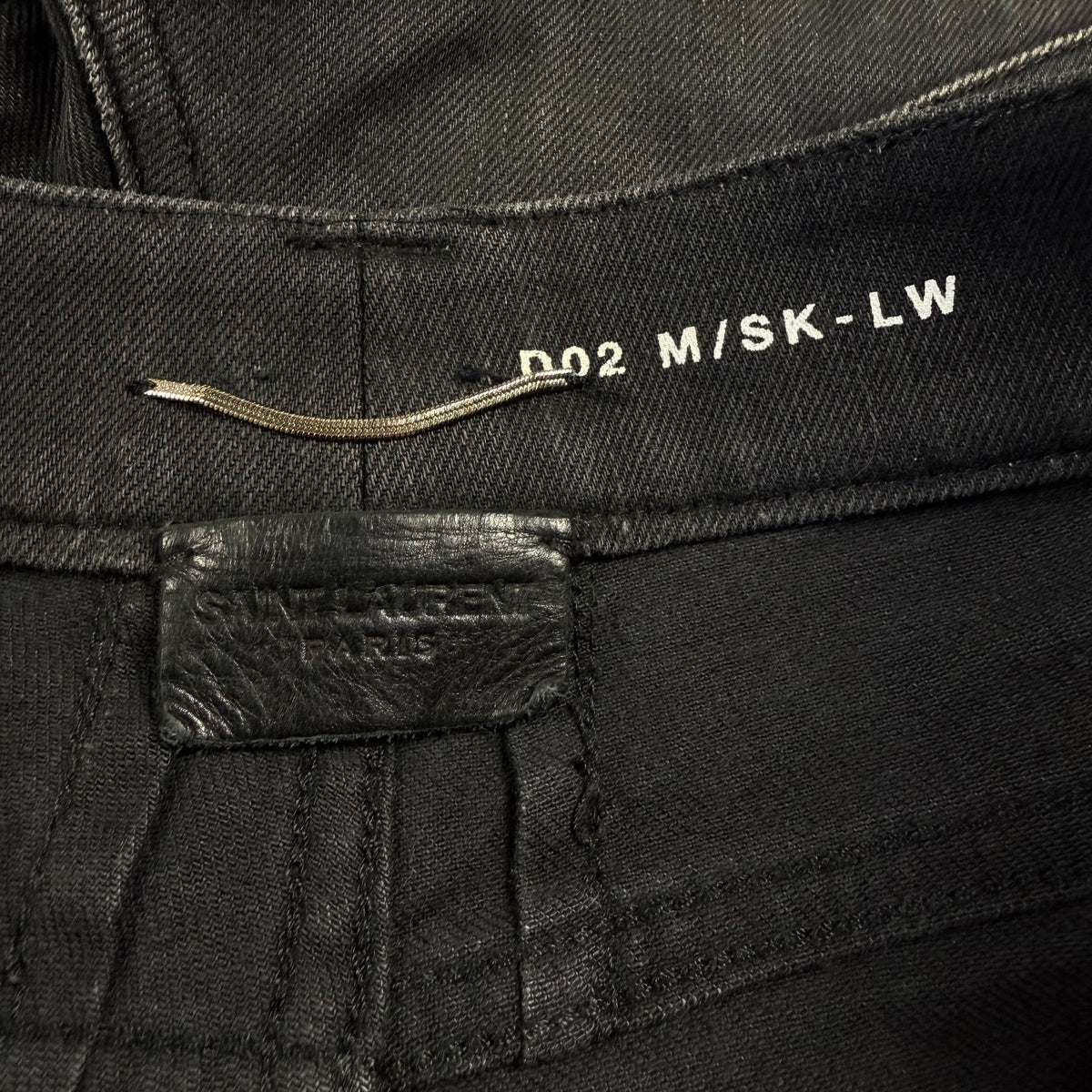 Saint Laurent FW/15 5 Zipper ‘Black’ Jeans