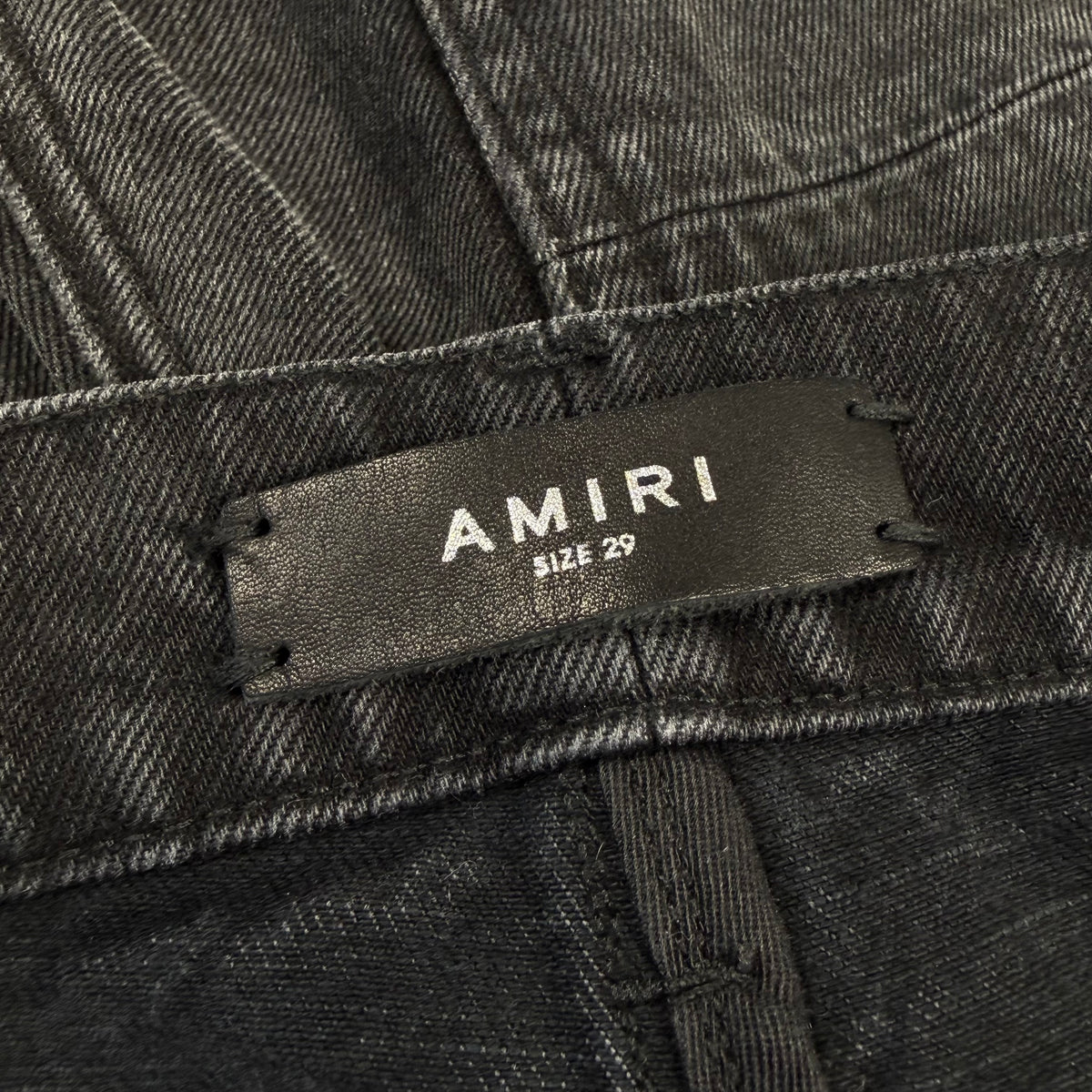 AMIRI Washed Black Carpenter Cargo Jeans