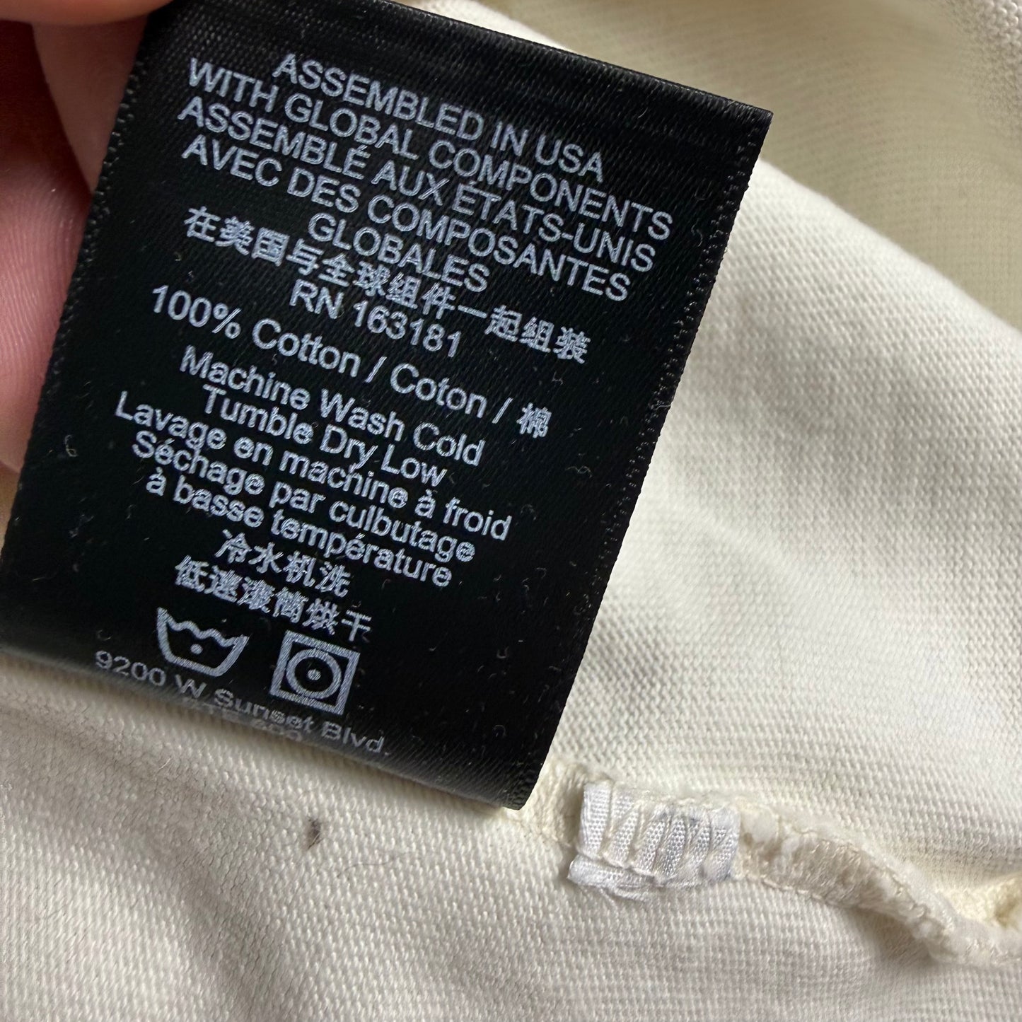 Rhude White 'Rhude' Script T-Shirt