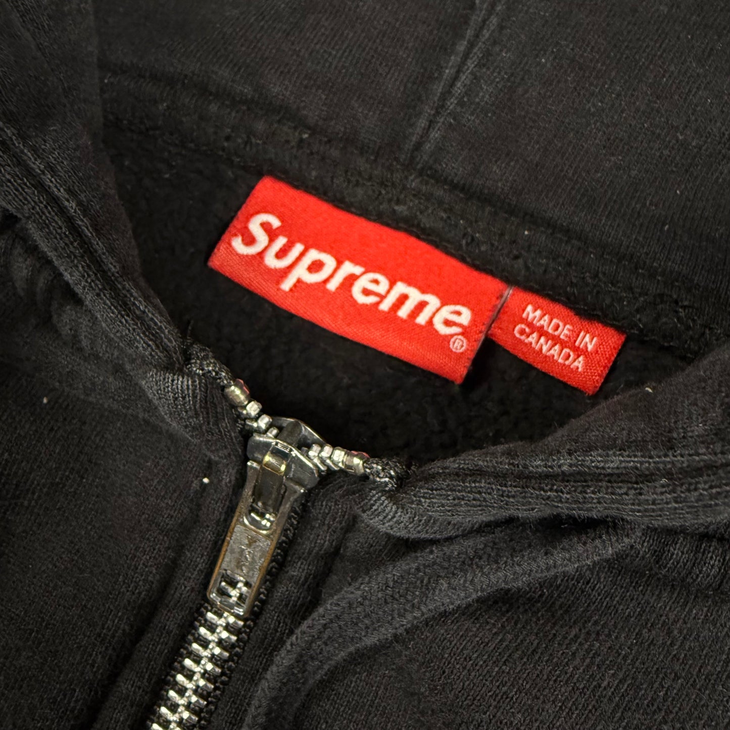Supreme Small Box Logo ‘Black’ Zip Up Hoodie