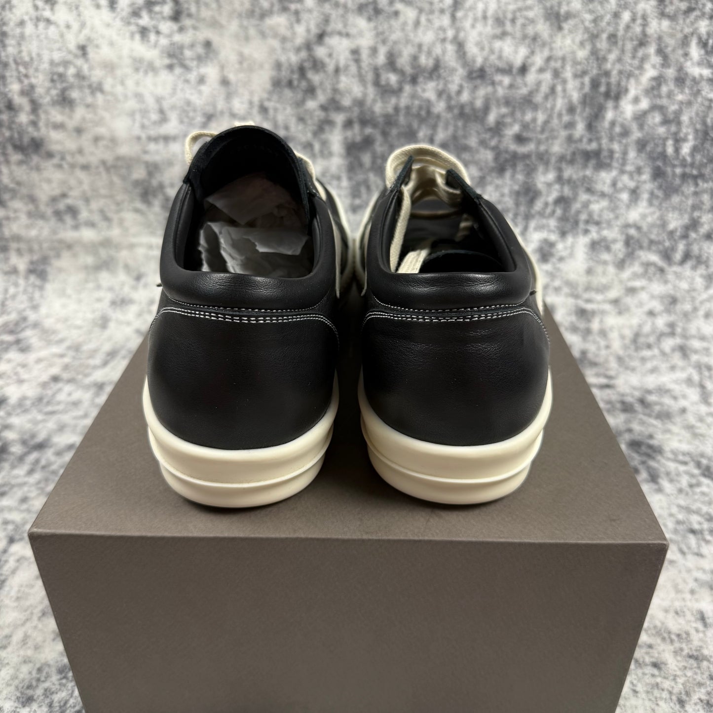 Rick Owens Vintage Vans Leather ‘Black’ Shoes