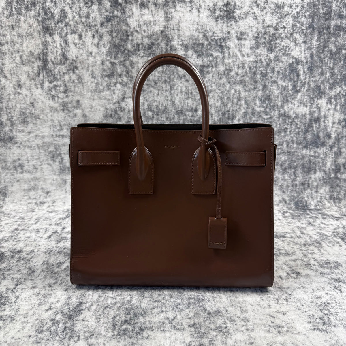 Saint Laurent Sac de Jour Brown Leather Tote Bag