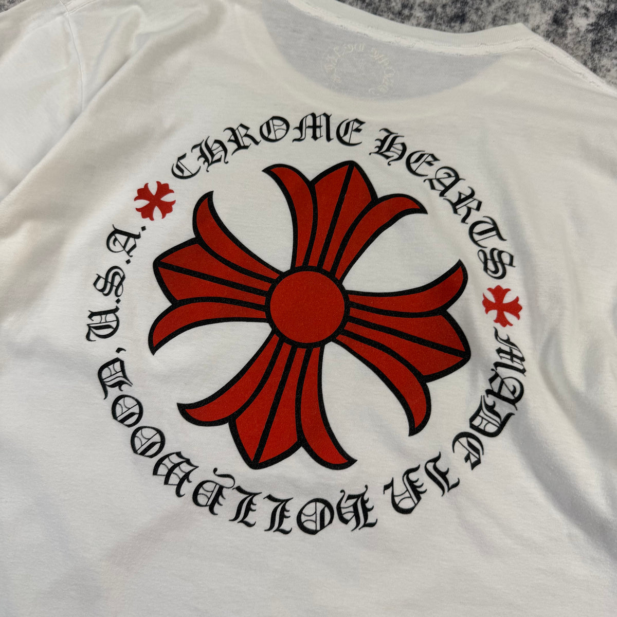 Chrome Hearts Made In Hollywood Logo ‘White’ T-Shirt