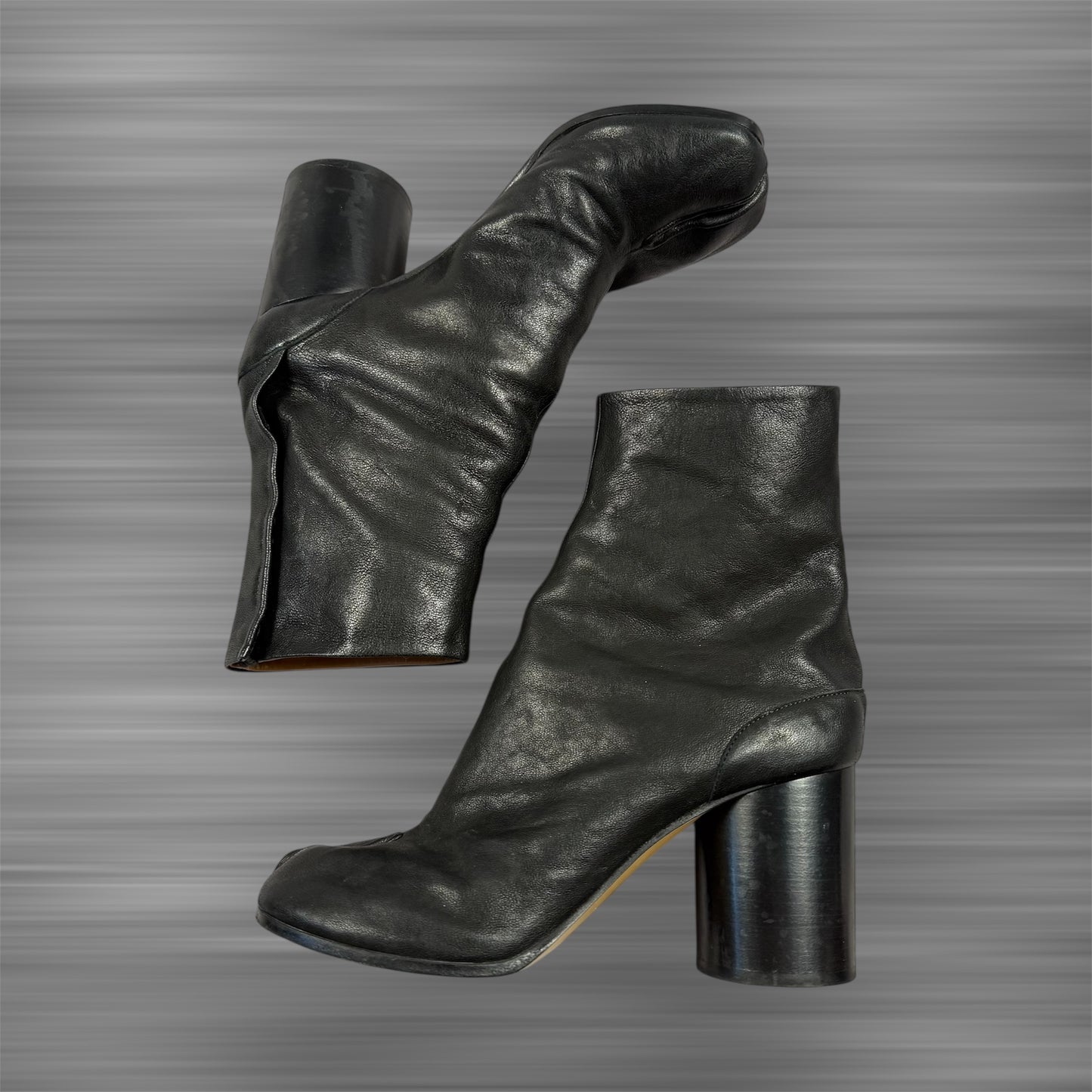 Maison Margiela Tabi Leather Ankle ‘Black’ Boots