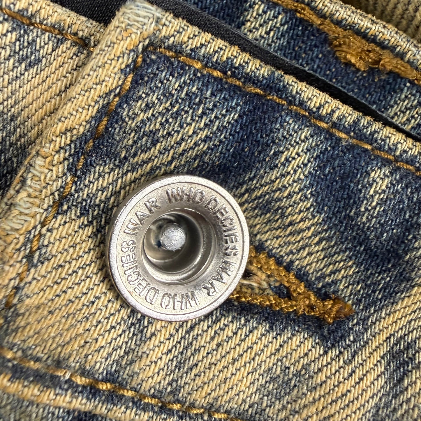 Who Decides War Unfurled Denim Shorts