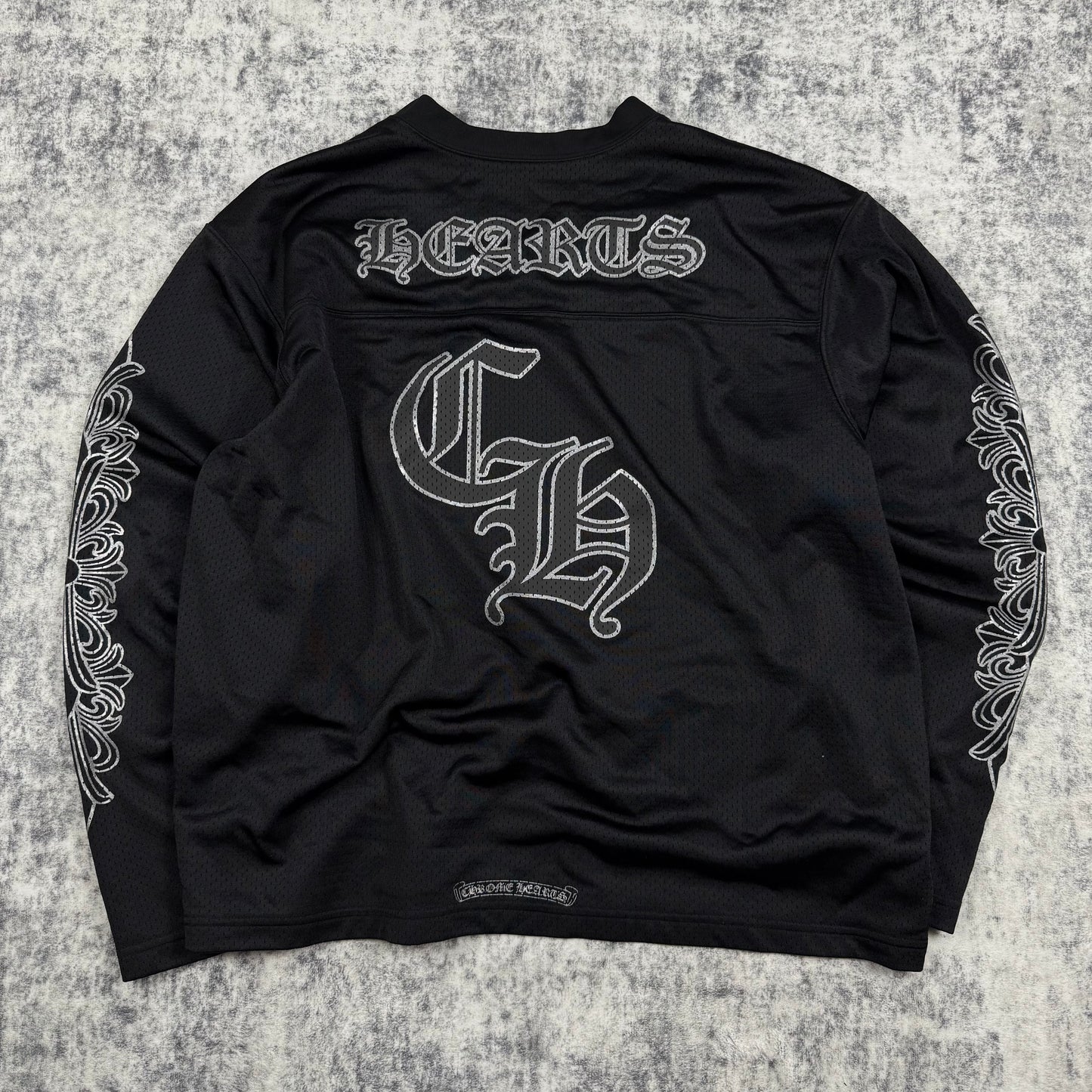 Chrome Hearts Long Sleeve Mesh ‘Black’ Jersey