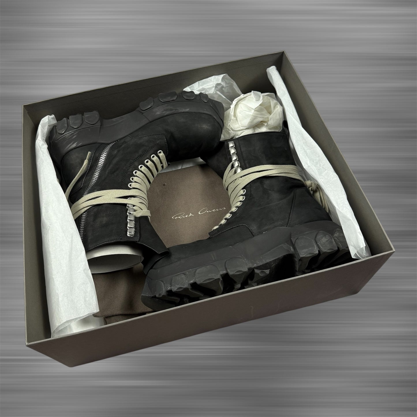 Rick Owens Army Bozo ‘Black’ Tractor Boots