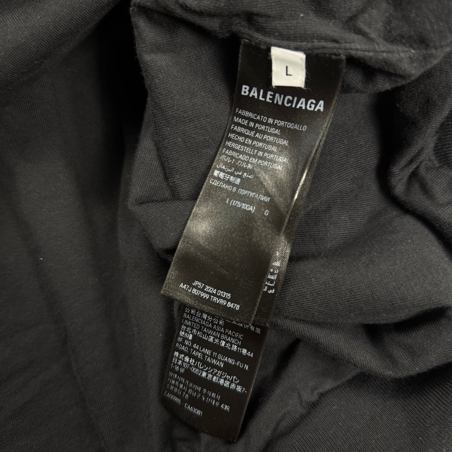 Balenciaga Lion Club Lined Embroidered Logo Hoodie