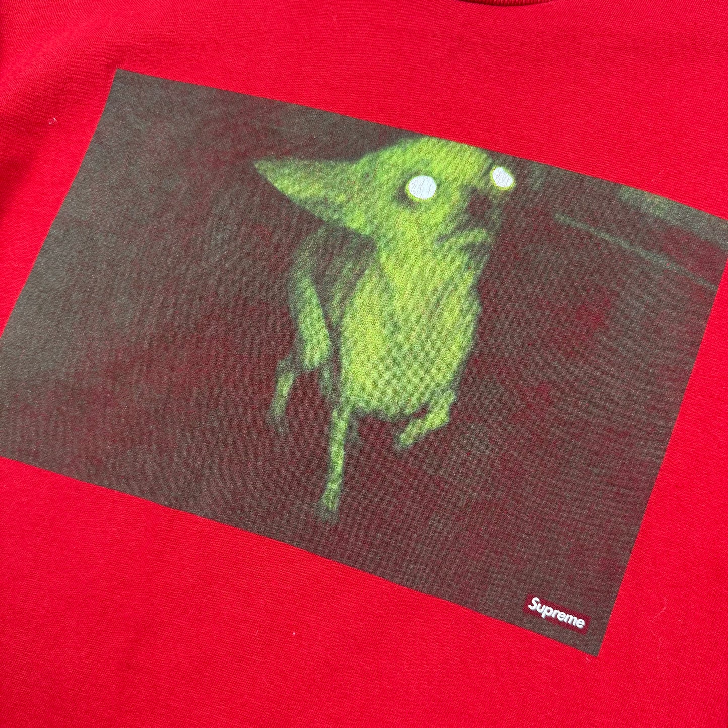 Supreme FW18 Chris Cunningham Chihuahua ‘Red’ T-Shirt