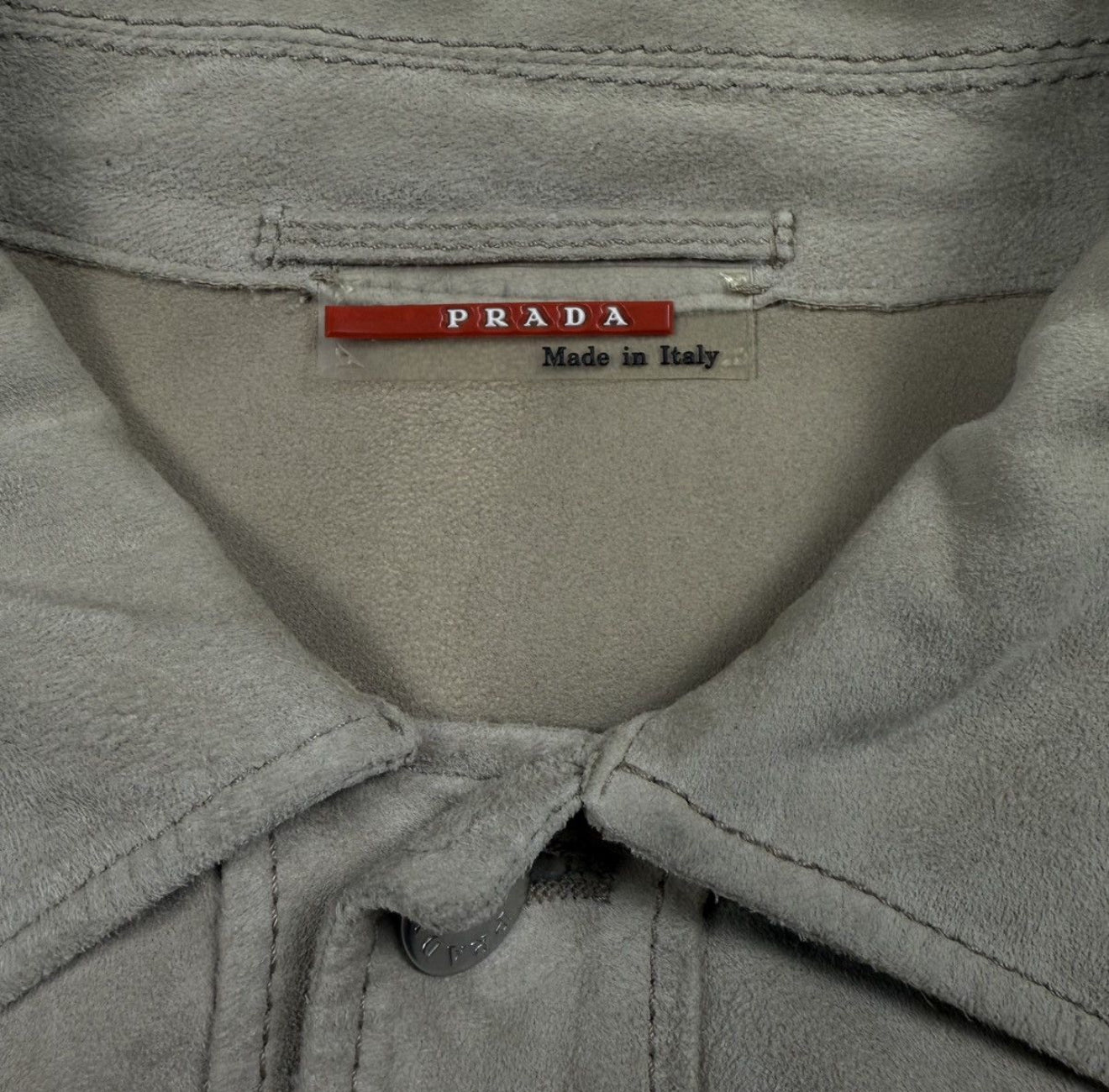 Prada Beige Label Suede Jacket