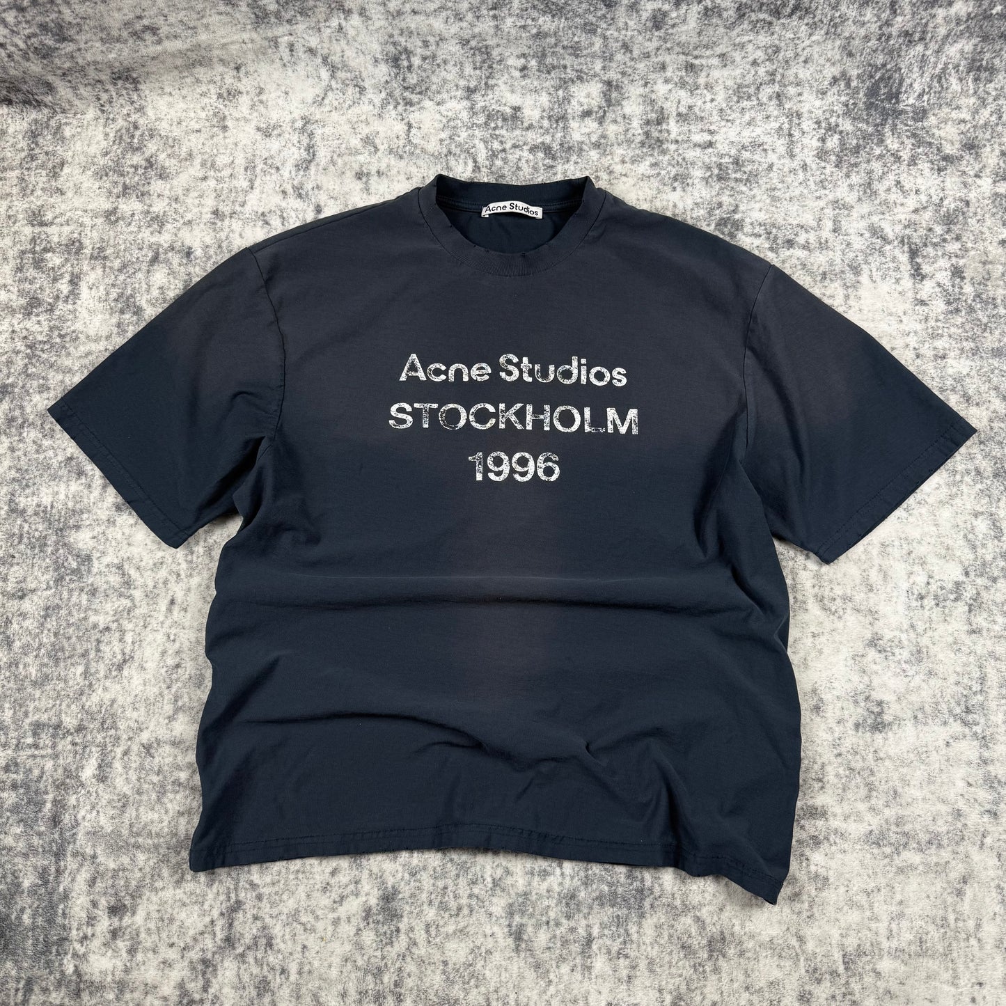 Acne Studios Stockholm 1996 Faded ‘Navy’ T-Shirt