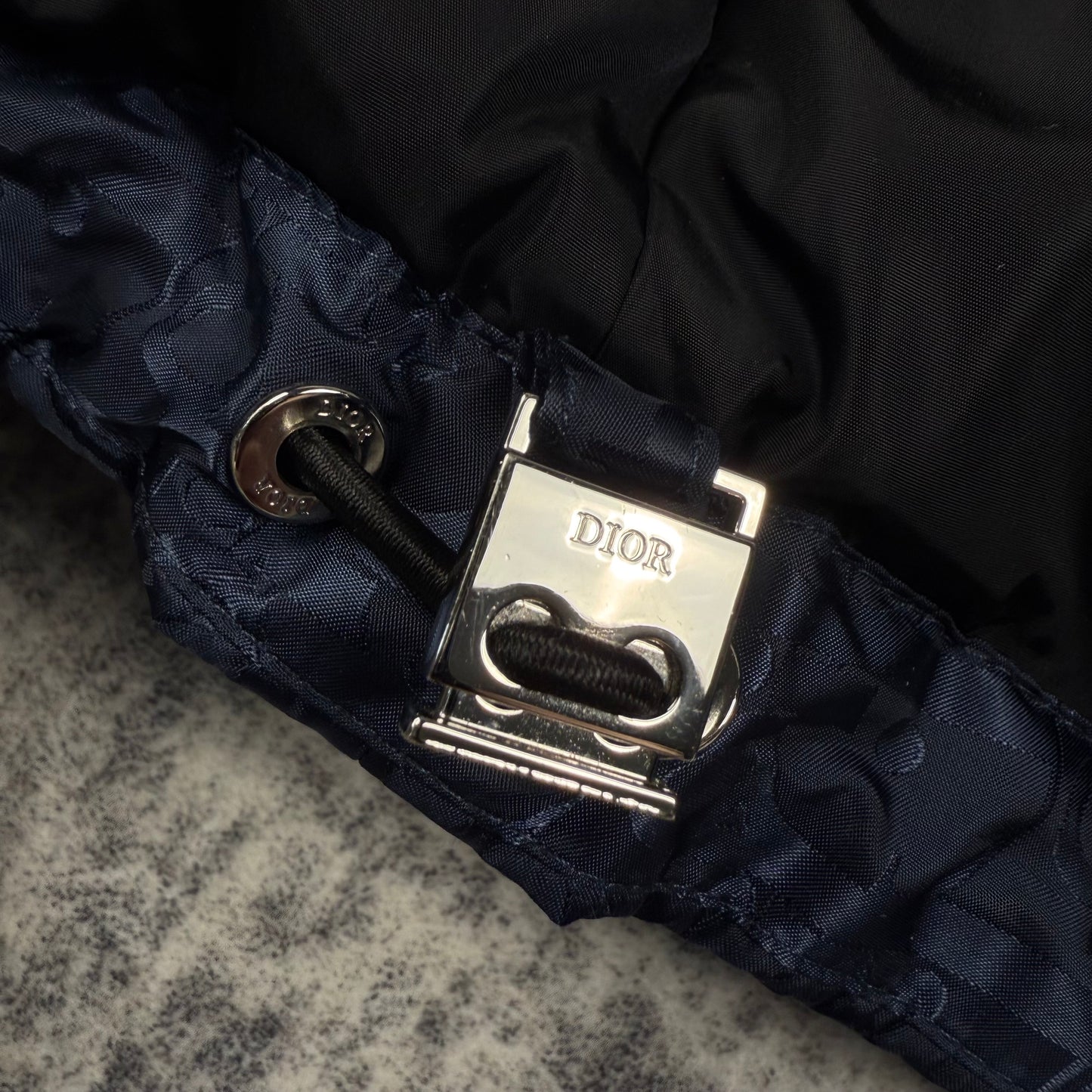 Dior Oblique ‘Navy/Blue’ Technical Jacquard Down Jacket