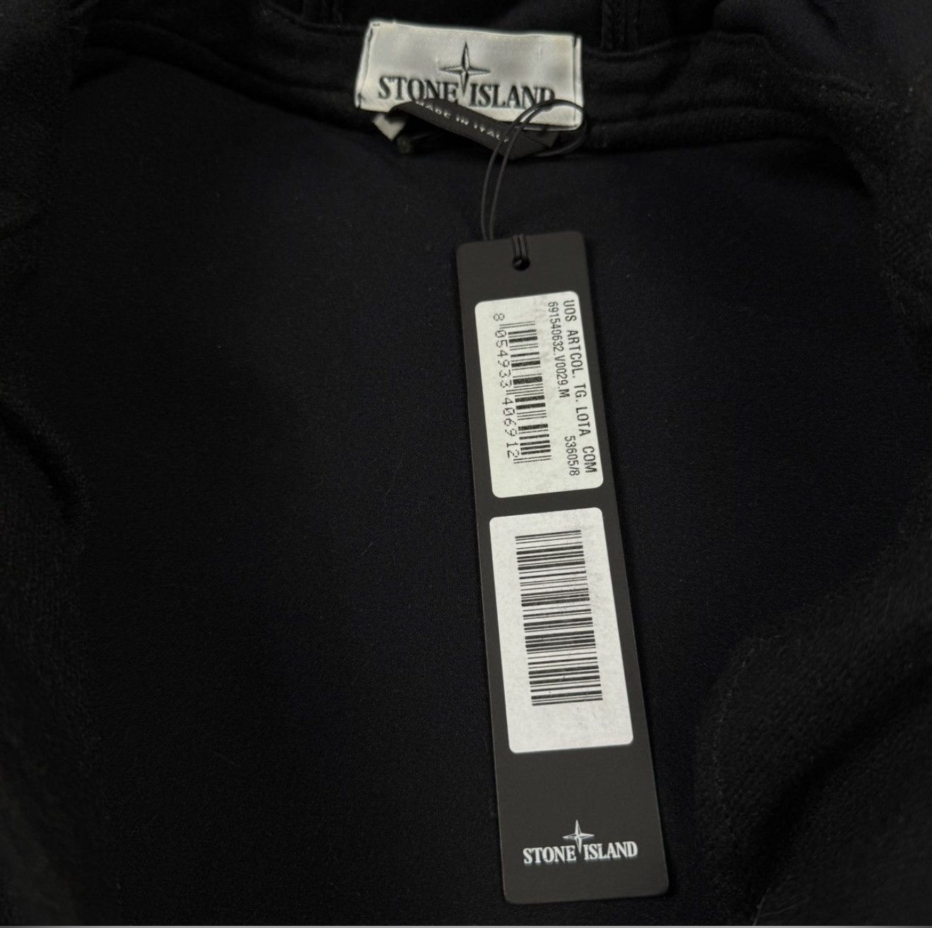 Stone Island 2018 Black Panno 4L Stretch Parka Jacket