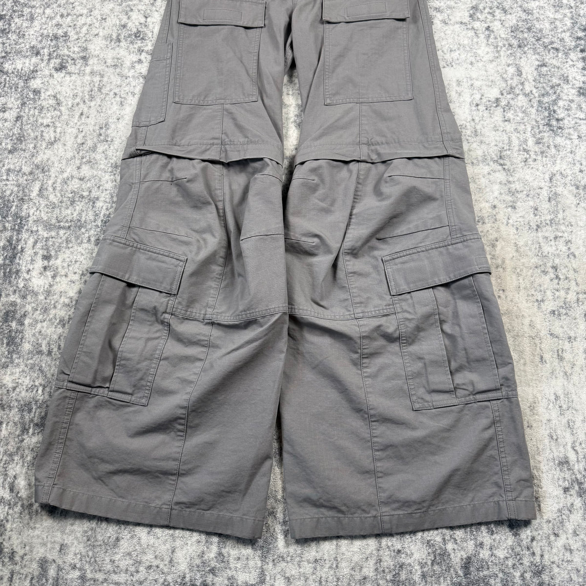 Balenciaga FW23 Convertible Flared Cargo Pants
