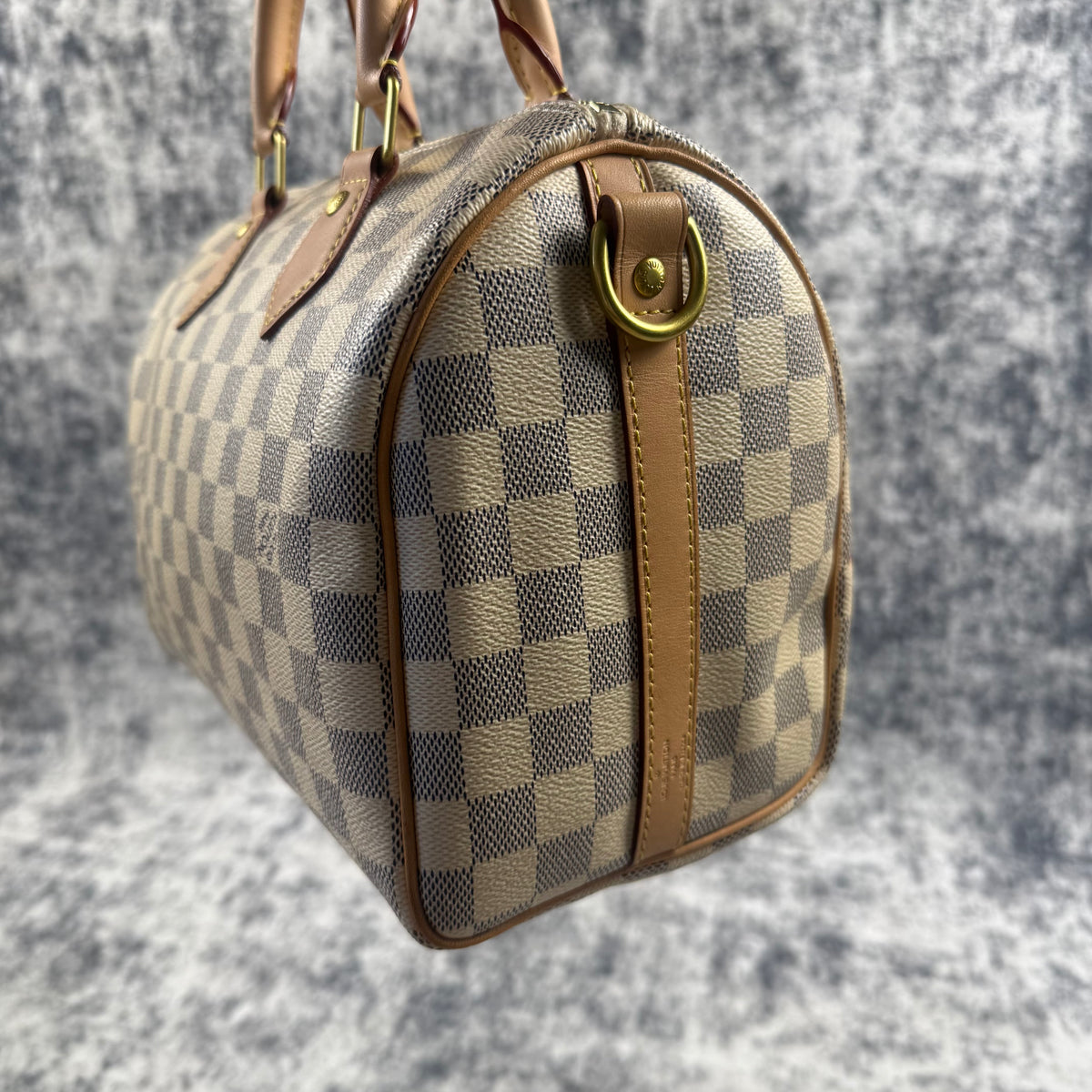 Louis Vuitton Damier Azur Speedy 25 Handbag
