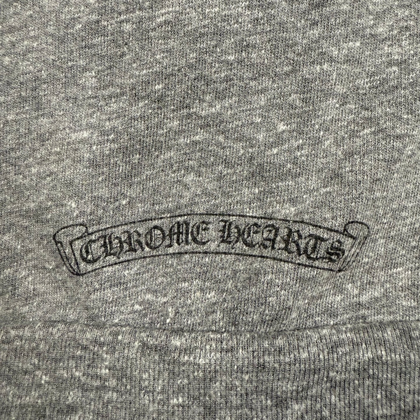 Chrome Hearts T-Bar F*** You Zip-Up Hoodie Heather Grey