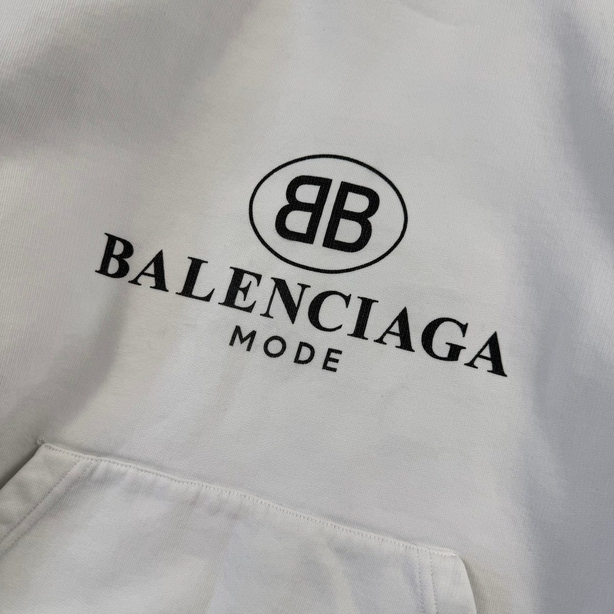 Balenciaga BB Mode Logo ‘White’ Hoodie