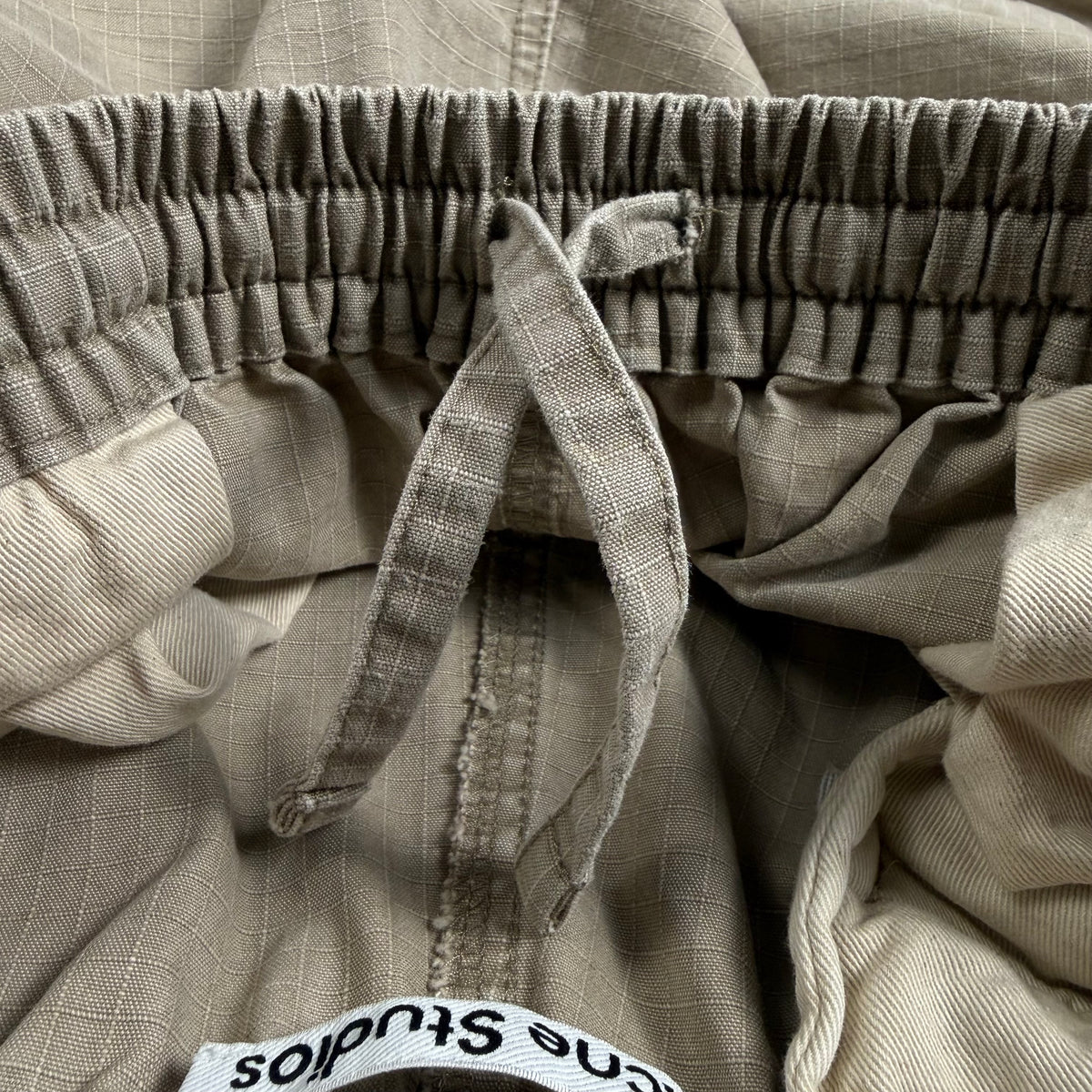 Acne Studios Ripstop Cargo Trousers Neutrals Pants