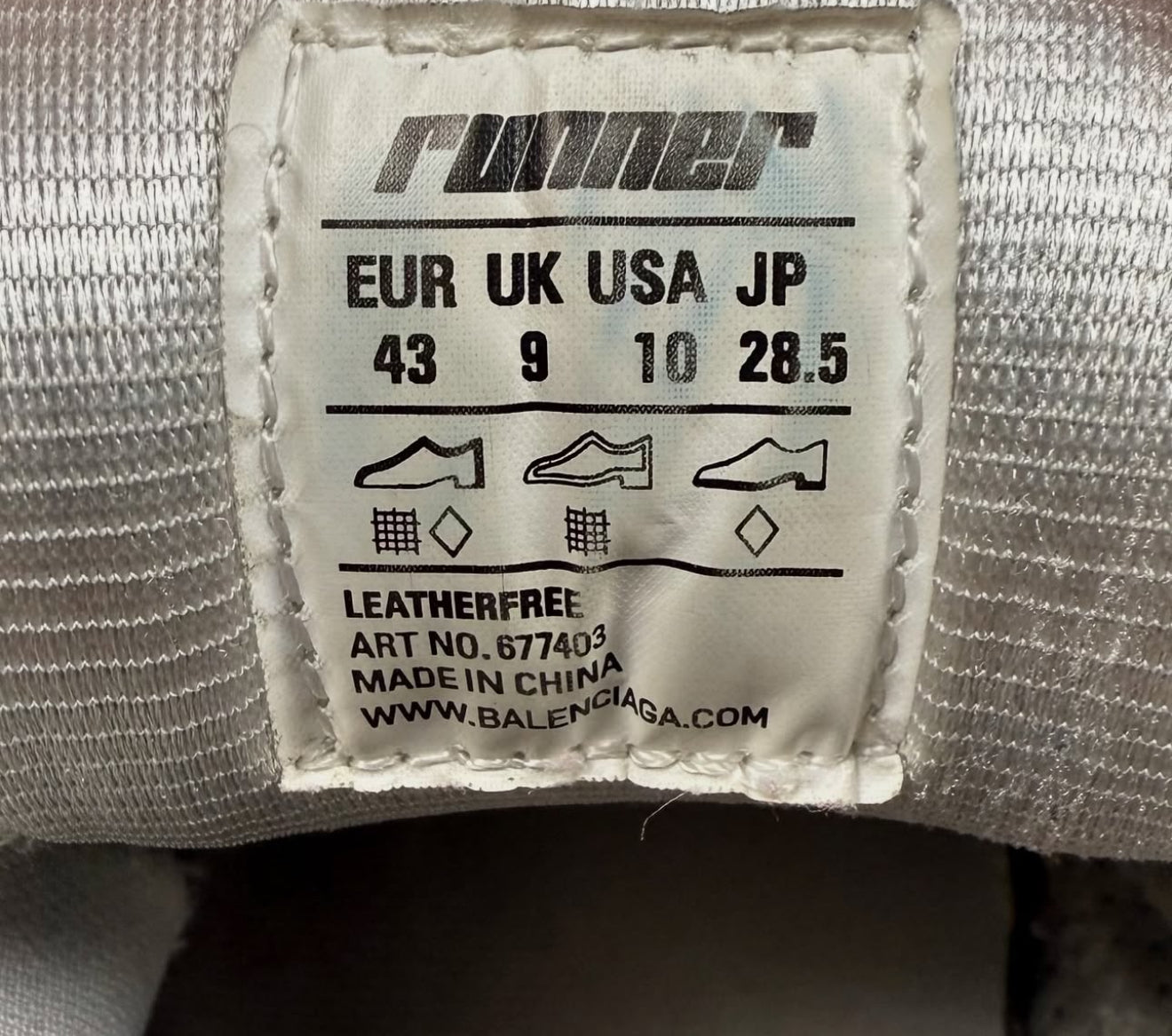 Balenciaga Runner Multicolour Shoes